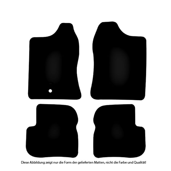 Passform Gummimatten passend für Suzuki Jimny Baujahr 2005 bis 2018 (auch  Facelift ab 2012)